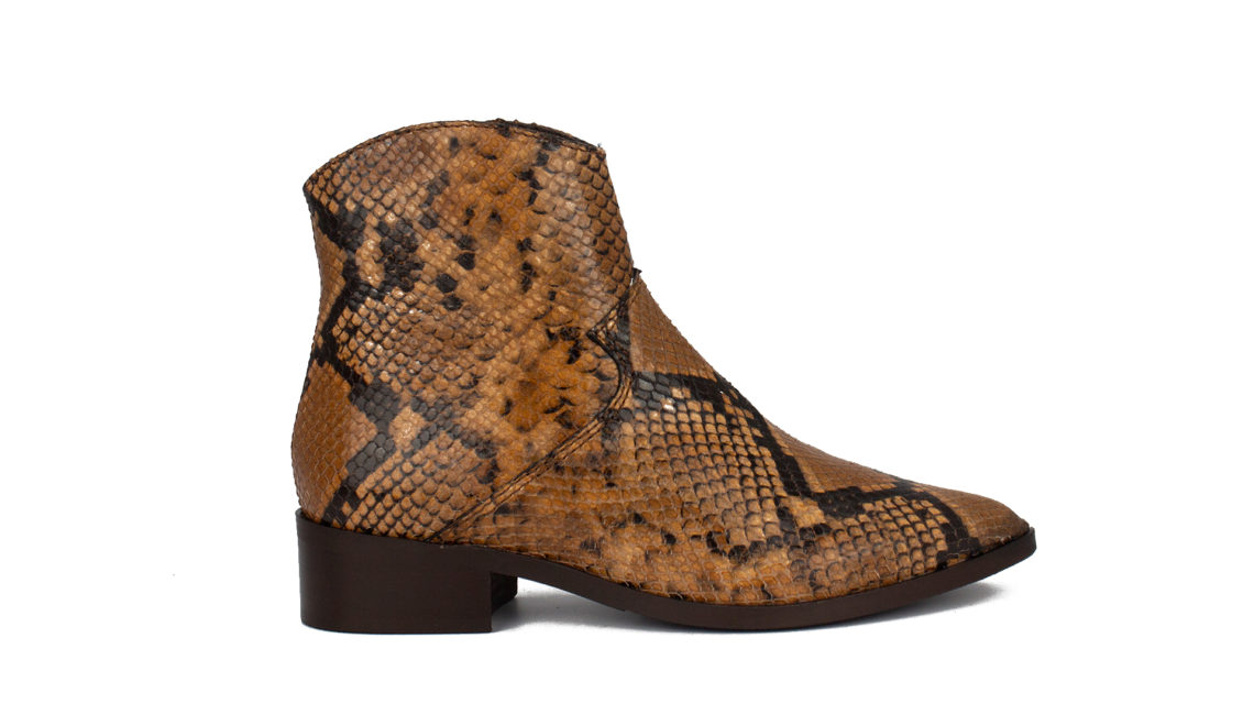 Cognac Snake schoen